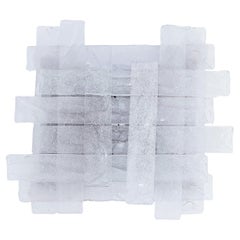 Albano Poli. Applique en verre de Murano de style brutaliste par Poliarte, Italie, années 1970