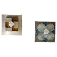 Used Albano Poli for Poliarte pair of sconces 1960s