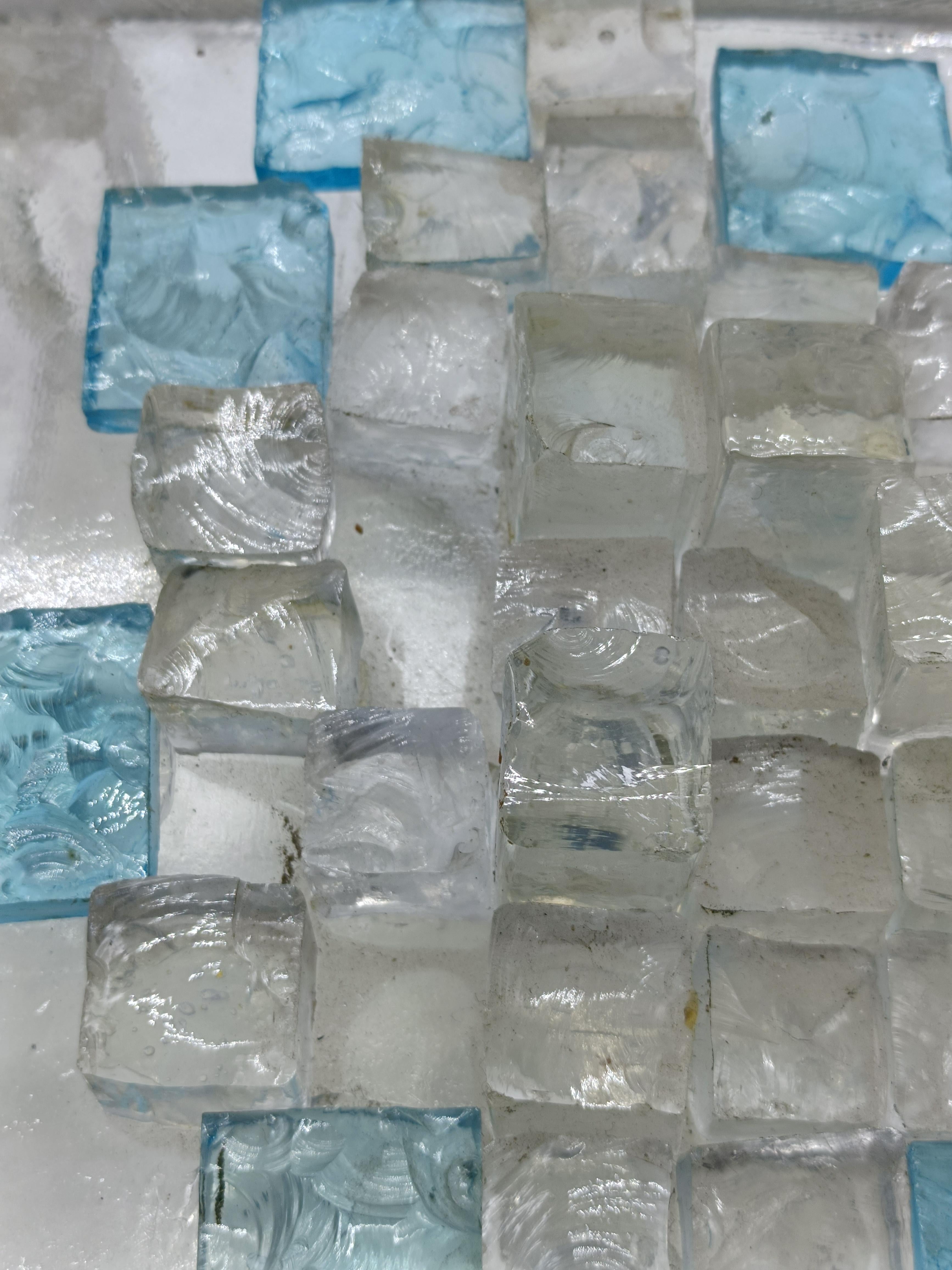 Late 20th Century Albano Poli for Poliarte Square Wall Lamp, Italy 1970s For Sale