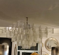 Albano Poli per Poliarte Lampadario in Vetro di Murano, Italia 1960s