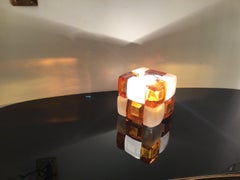 1970s Italian Table Lamp Murano Glass