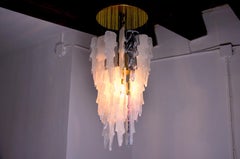 1970s Italian Waterfall Suspension Light