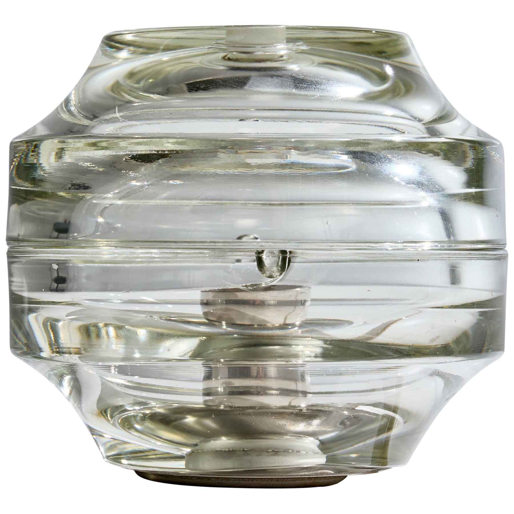 Albano Poli, lampe de table, verre, Italie, années 1970