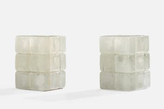 Albano Poli, Table Lamps, Glass, Italy, 1970s