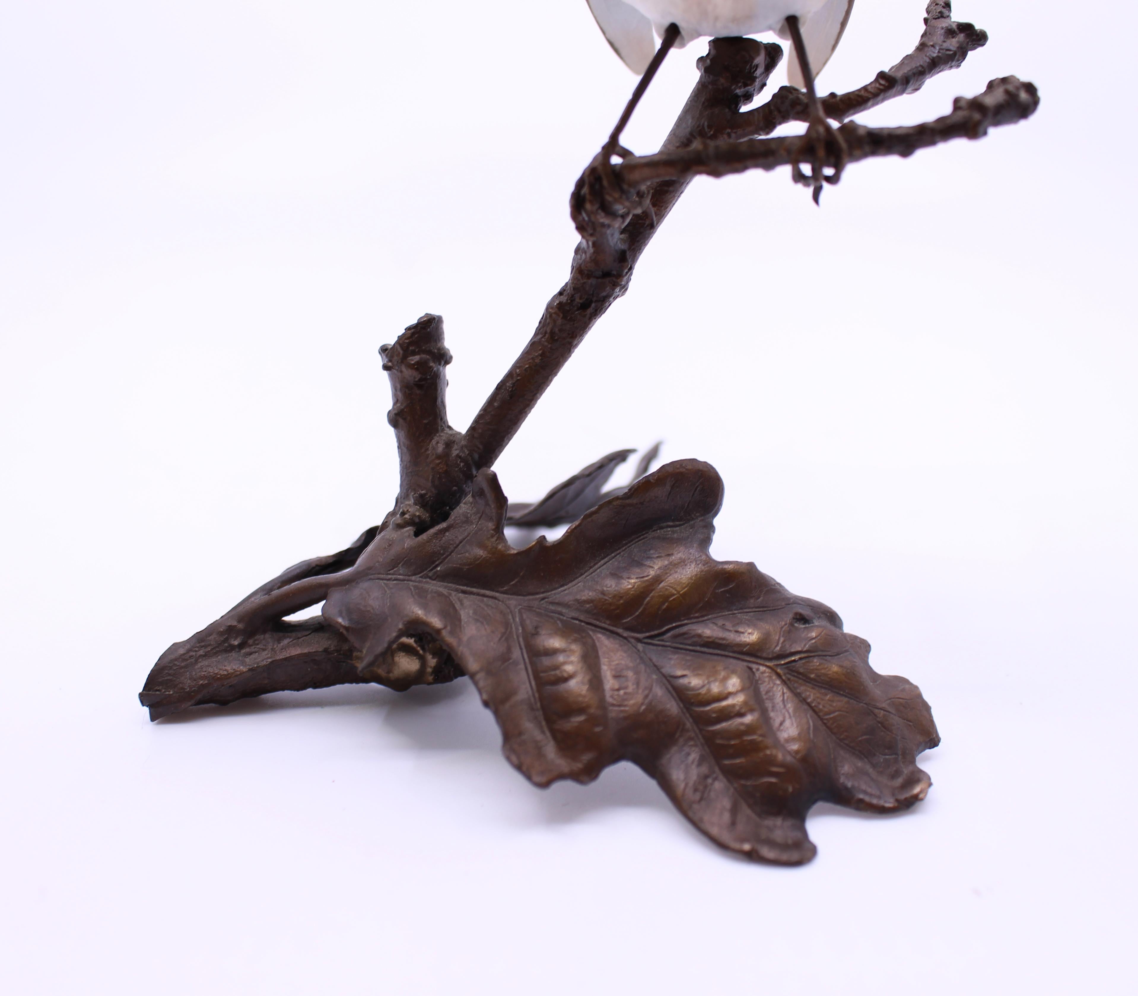 Albany Worcester County Birds Porcelain & Bronze Robin 2