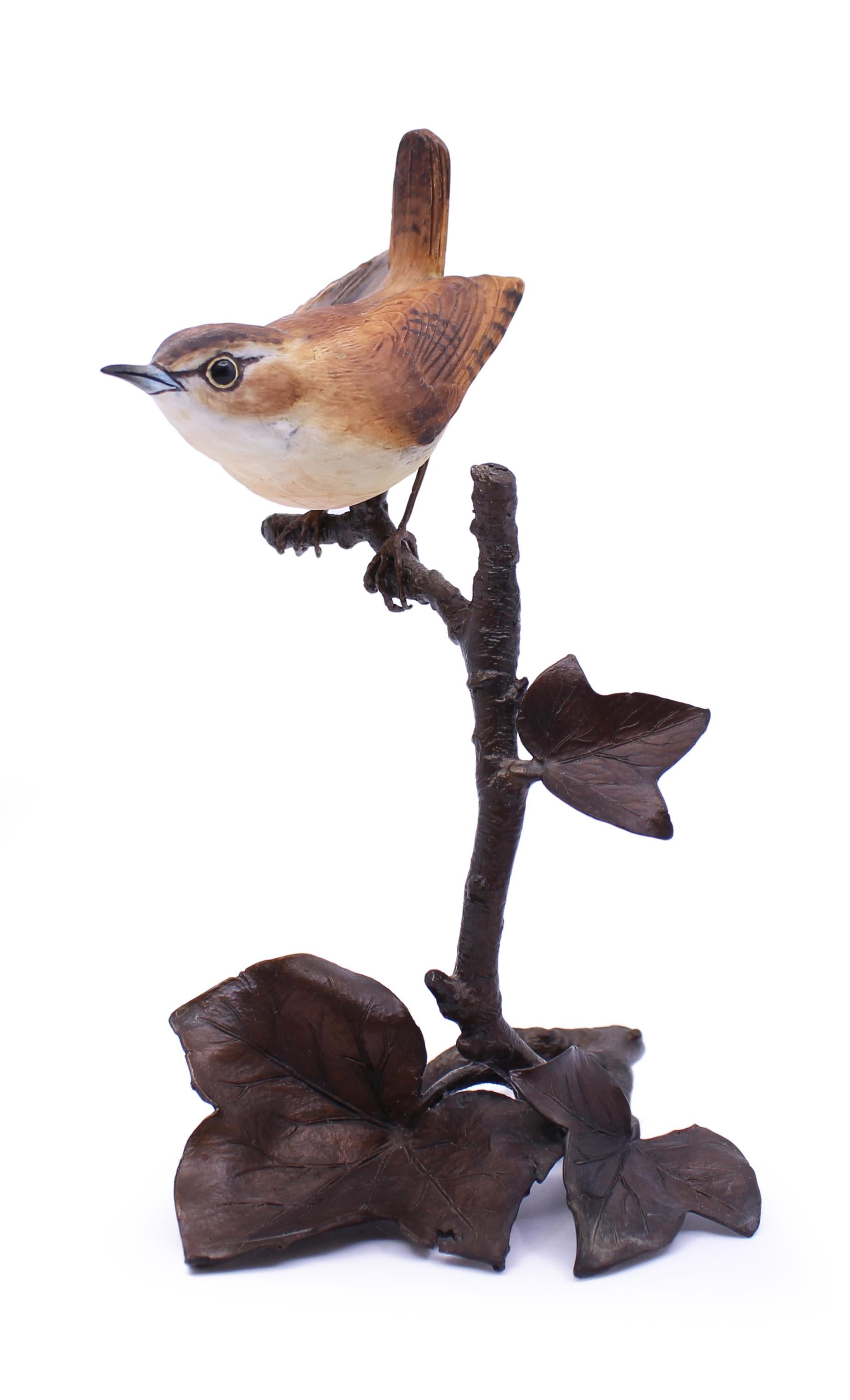 Albany Worcester porcelain & bronze wren
 

Manufacturer Albany Fine China Ltd England, Worcester

Series County Birds

Wren

Measures: Height 16 cm / 6 1/4 in

Very good condition; free from chips, cracks or repairs.

     