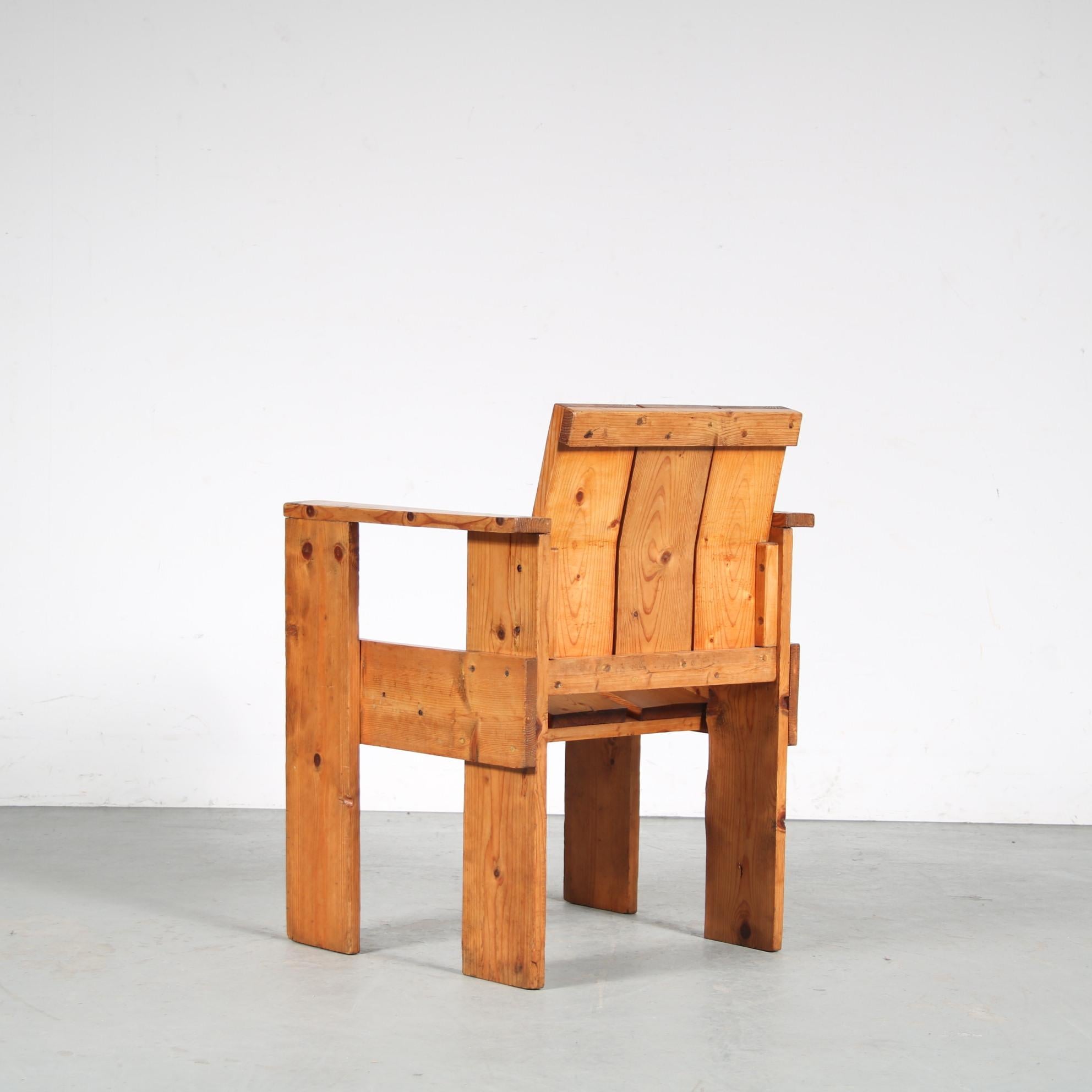 Dutch “Albatros” Chair by Gerrit Rietveld, the Netherlands, 1951 For Sale