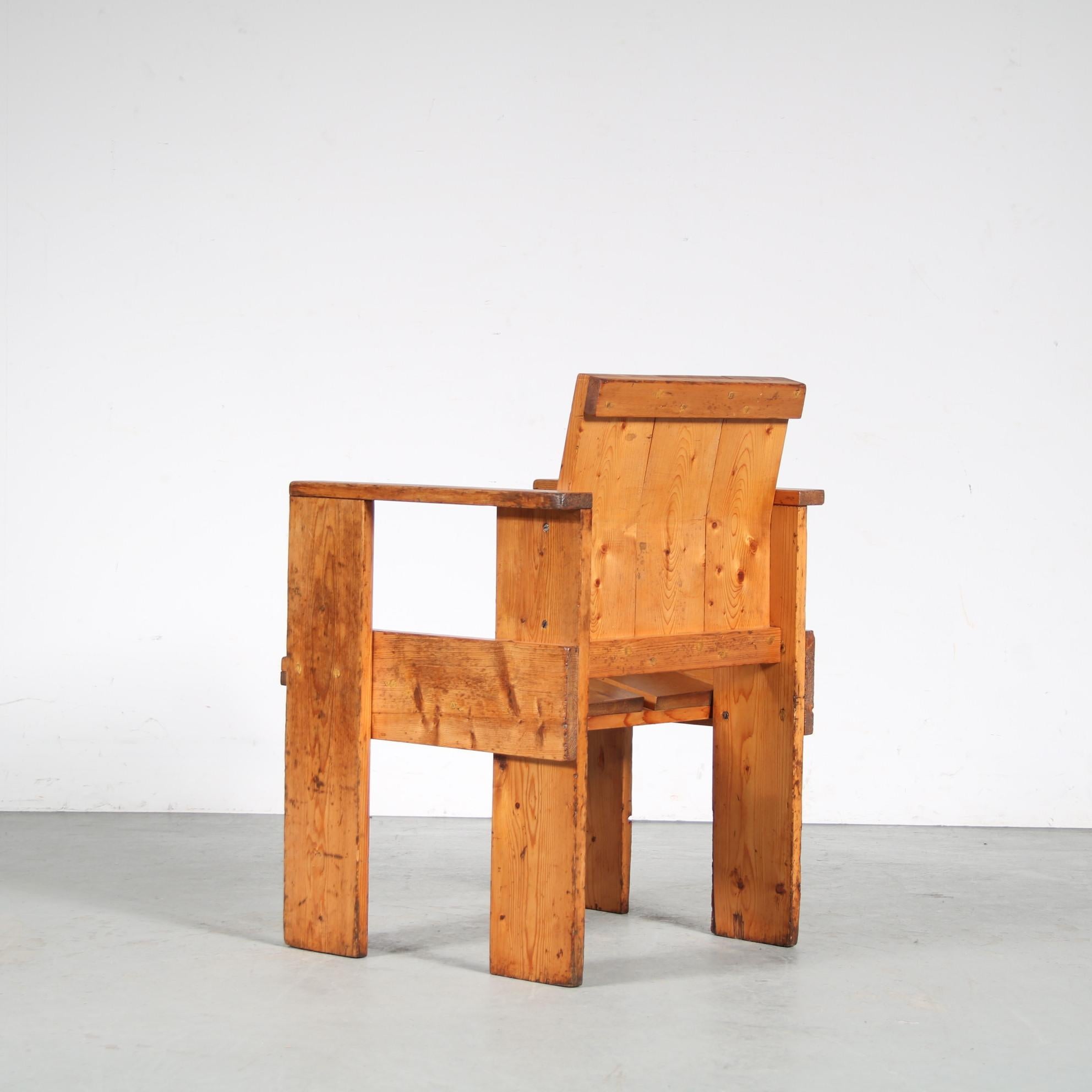 “Albatros” Chair by Gerrit Rietveld, the Netherlands, 1951 In Good Condition In Amsterdam, NL
