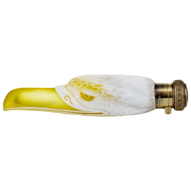 Albatross Cameo Glass Perfume by Thomas Webb & Sons For Sale
