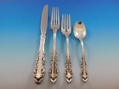 Albemarle by Alvin Sterling Silver Flatware Set for Six Service 30 Pieces