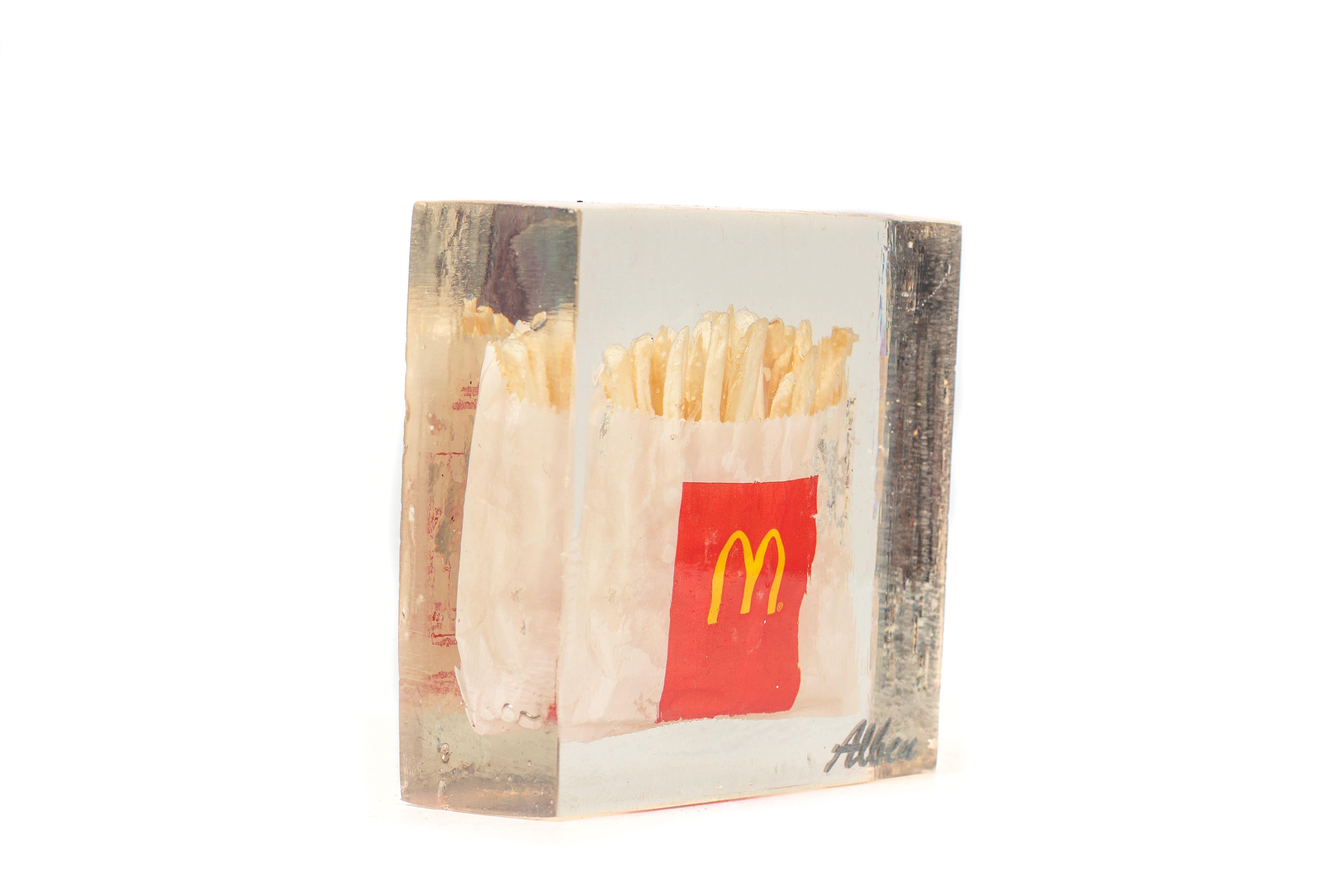 McFries 2 - Pop Art Sculptures - Mixed Media Art by Alben