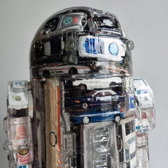 R2D2 Rote Autos Harz-Skulptur Pop Art Star Wars