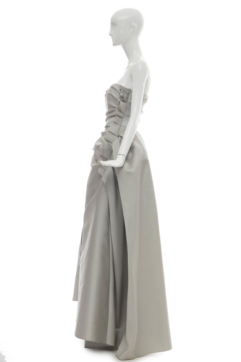 Prettiest Resort 2010 Lanvin by Alber Elbaz Look 39 Version Pink Floral Silk Strapless Dress