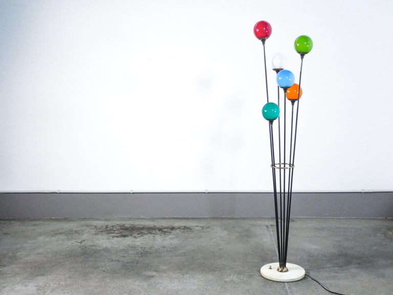 "Alberello" Floor Lamp, Stilnovo Design, Three Stage Lighting, Italy ...