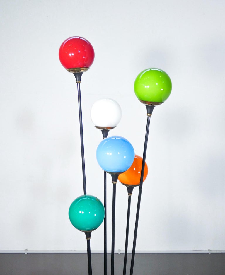 "Alberello" Floor Lamp, Stilnovo Design, Three Stage Lighting, Italy ...