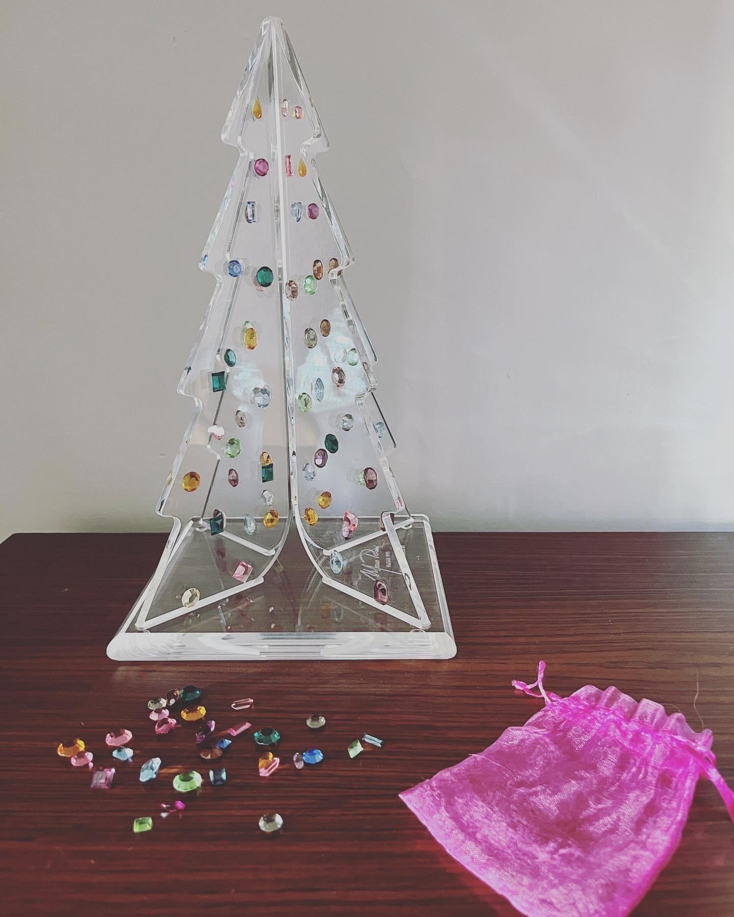 Albero di Natale Plexiglas e Cristalli Swarovski esemplare unico 1992 For Sale 10