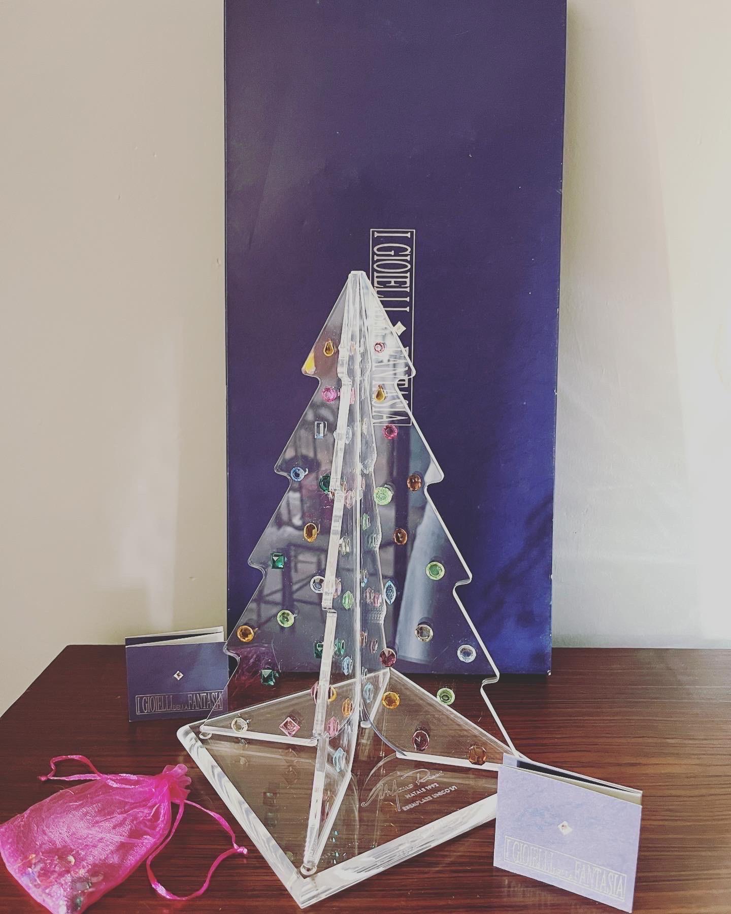 Albero di Natale Plexiglas e Cristalli Swarovski esemplare unico 1992 For Sale 12
