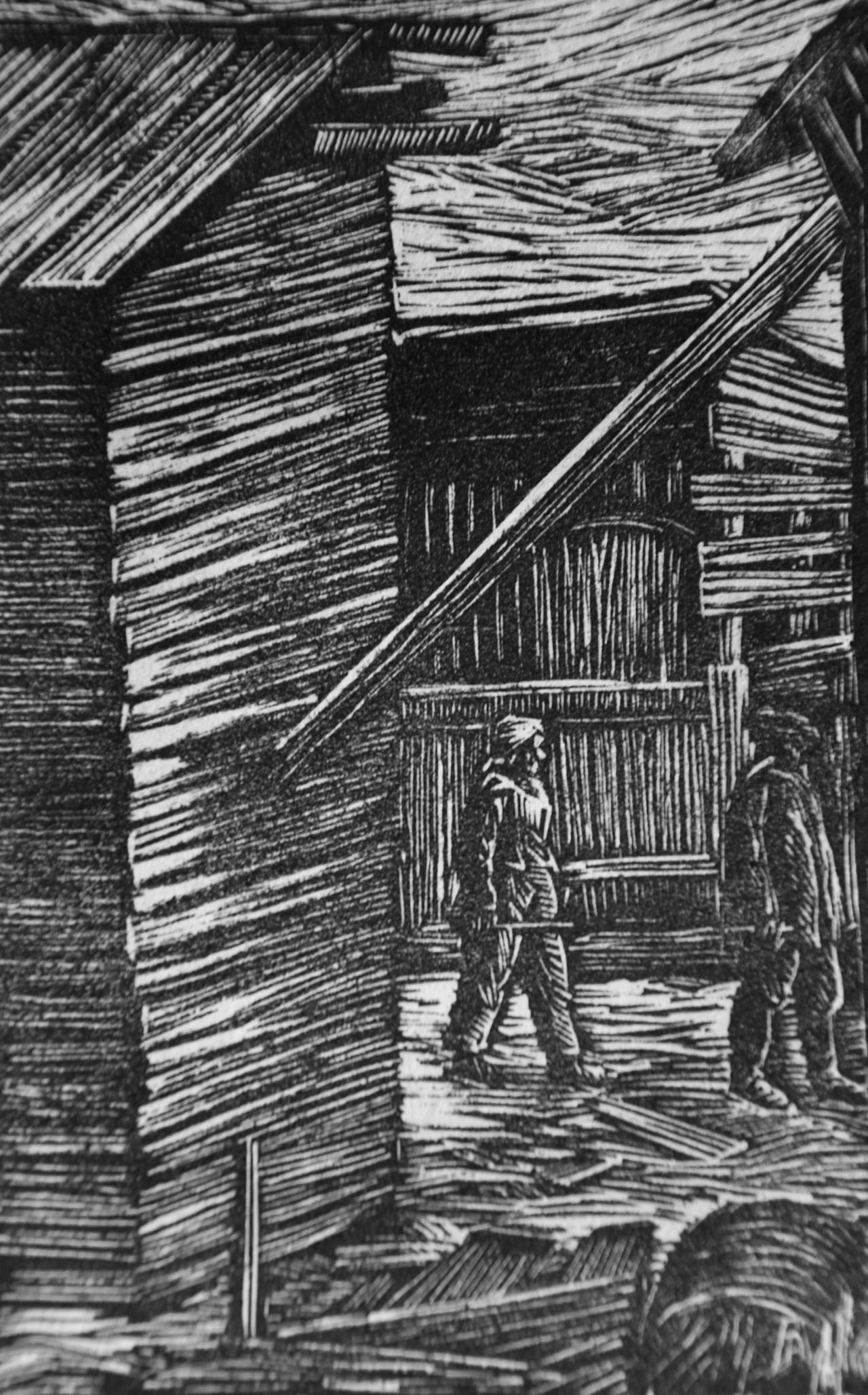 This is a woodcut engraving entitled 