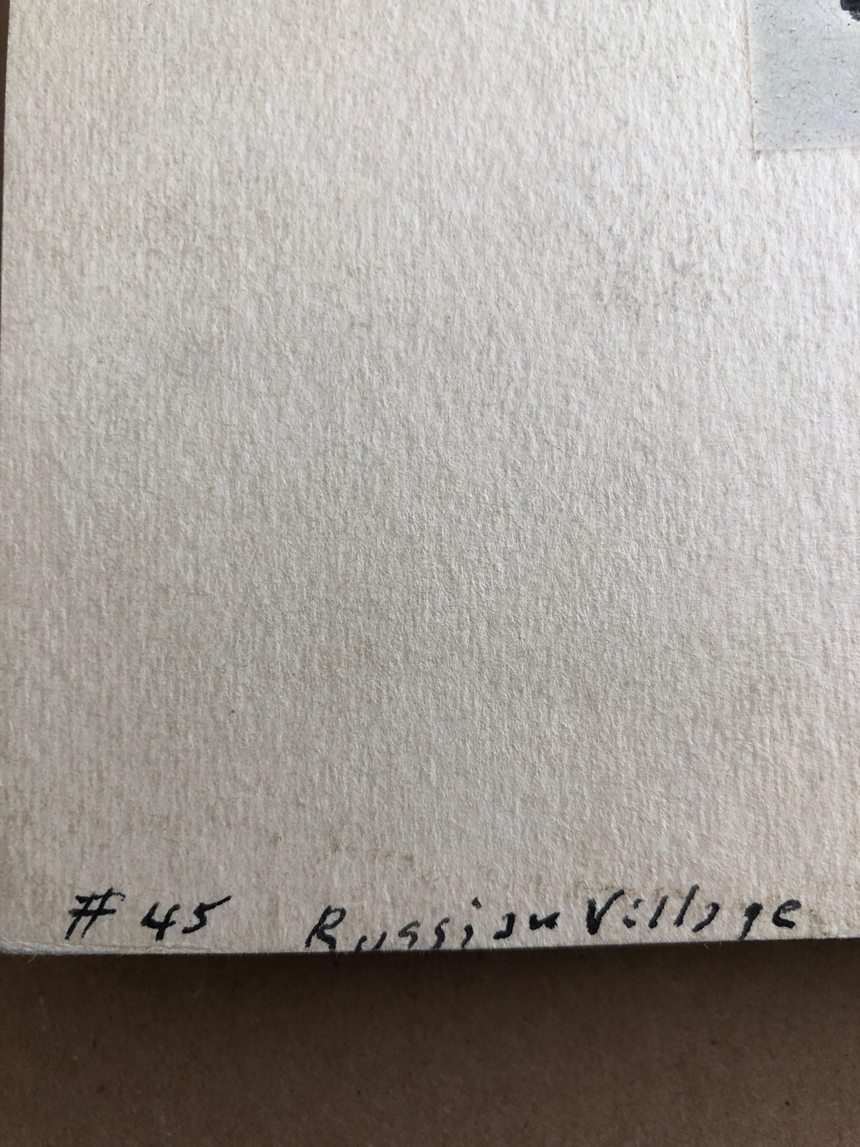  Es handelt sich um einen mit Bleistift signierten Holzstich. Aus einer kleinen Auflage. Der Rabbiner oder chassidische Rebbe, Tzaddik des Schtetl, geht mit seinen Anhängern spazieren.

Albert Abramovitz (1879-1963), geboren in Riga, Lettland, am