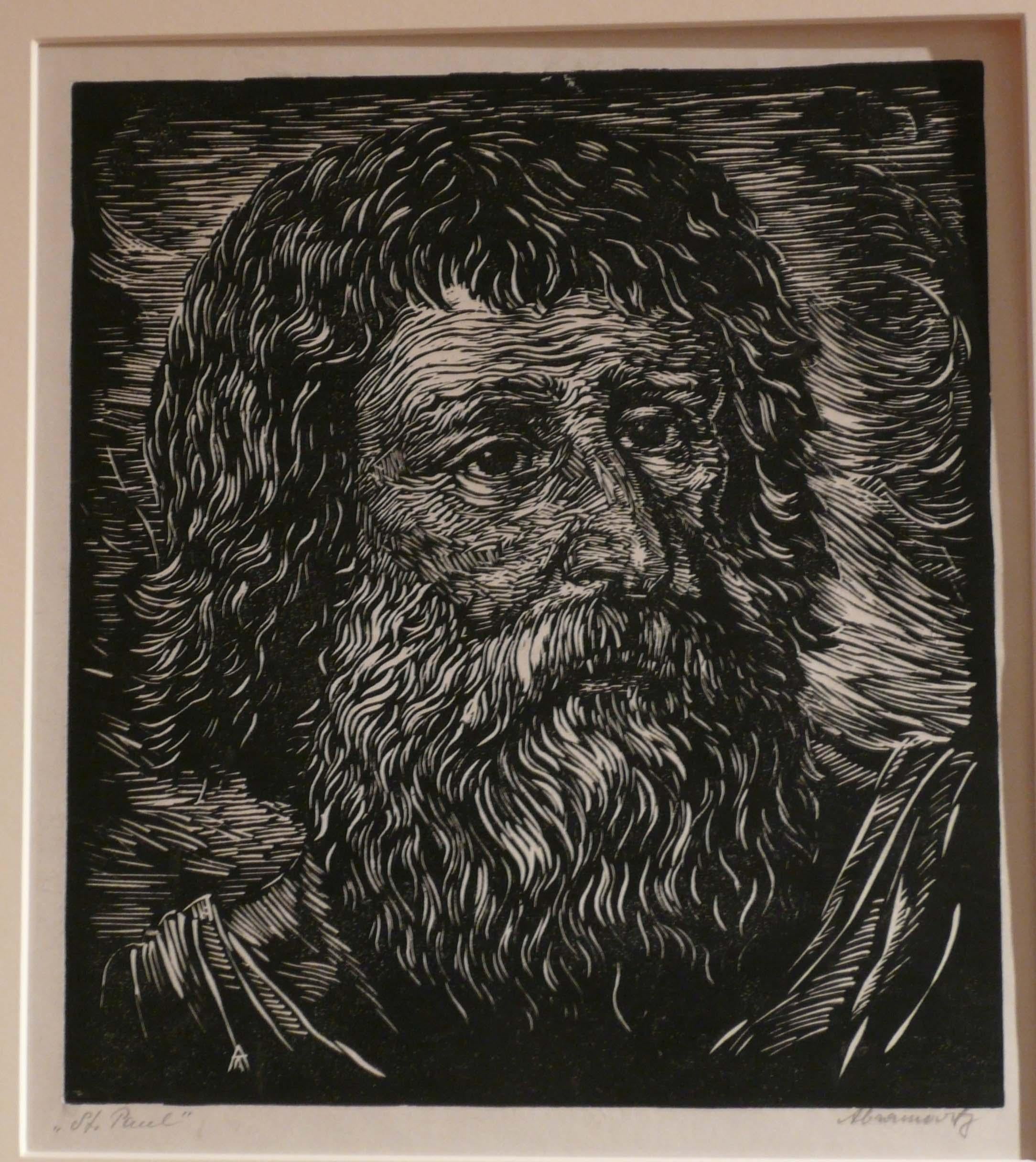 Albert Abramovitz Portrait Print - ST. PAUL