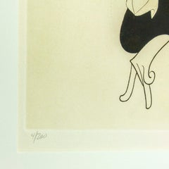 1983 "Groucho Marx" original etching by Al Hirschfeld. Hand signed and numbered.