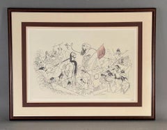 Al Hirschfeld "Les Mis" Broadway Musical Tony Awards 71/100 Les Miserables