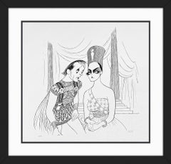 Anthony & Cleopatra (Elizabeth Taylor and Richard Burton) Hand Signed Lithograph