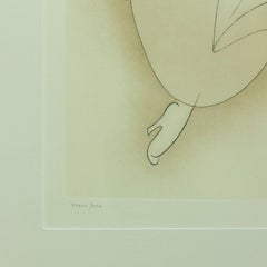 "Astaire and Rogers" original etching by Al Hirschfeld from Deluxe Edition of 95