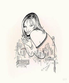 "Barbra Streisand - Back to Broadway" by Al Hirschfeld