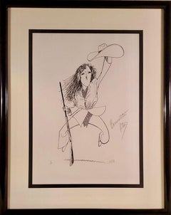 Bernadette Peters Signed "Annie Get Your Gun" Tony Award Broadway Musical