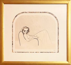 Bette Davis, Pop Art Etching by Al Hirschfeld