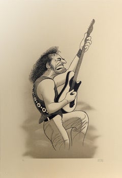 "Bruce Springsteen", Lithograph by Al Hirschfeld