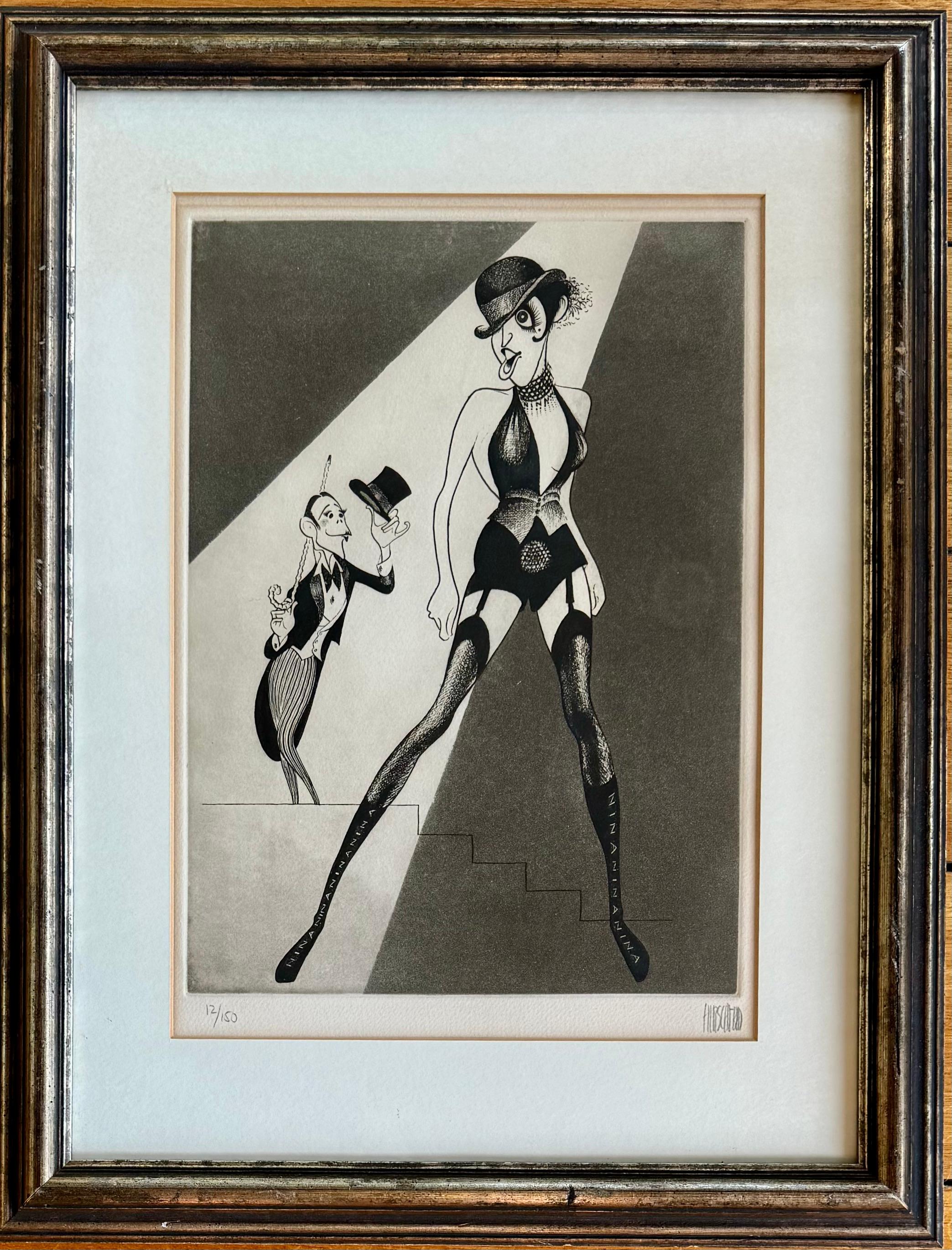 CABARET Film Liza Minnelli Joel Grey Broadway Academy Tony Award Musical 12/150 - Performance Print by Albert Al Hirschfeld