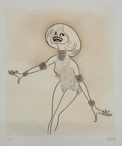 Carol Channing LORELEI Broadway Legend Tony Awards 20th Century Lithograph