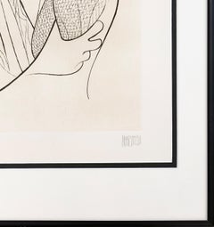Casablanca, Rare Signed Etching, 91/160, Framed, Humphrey Bogart, Ingrid Bergman