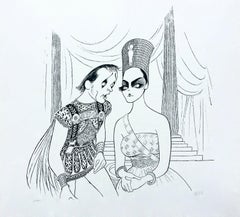 Cleopatra (Richard Burton & Elizabeth Taylor), Al Hirschfeld