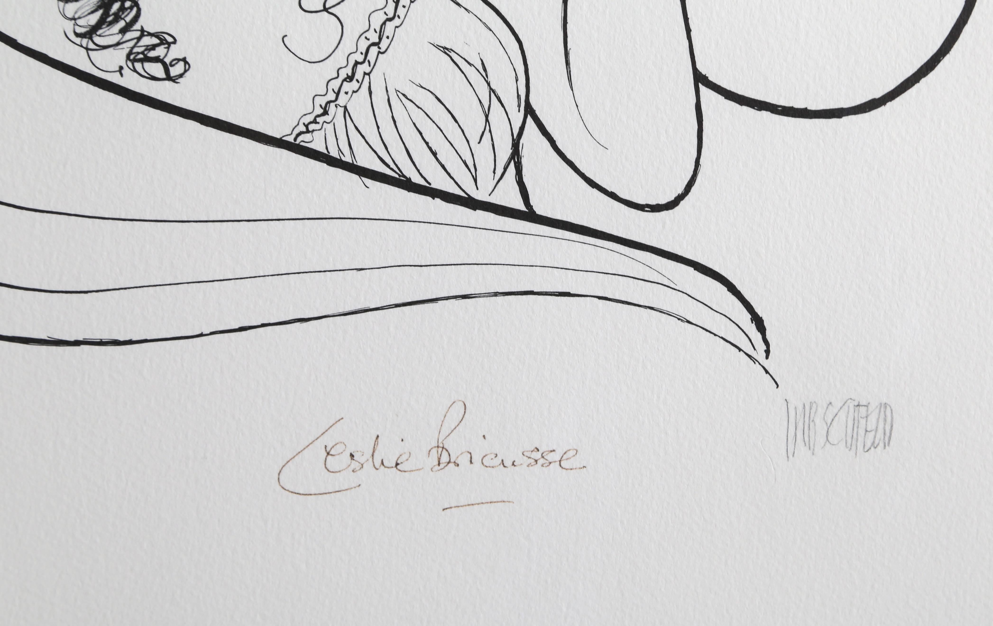 Dr. Jekyll and Mr. Hyde, Framed Caricature Lithograph by Al Hirschfeld - Print by Albert Al Hirschfeld