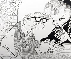 Guess Who’s Coming to Dinner by Al Hirschfeld