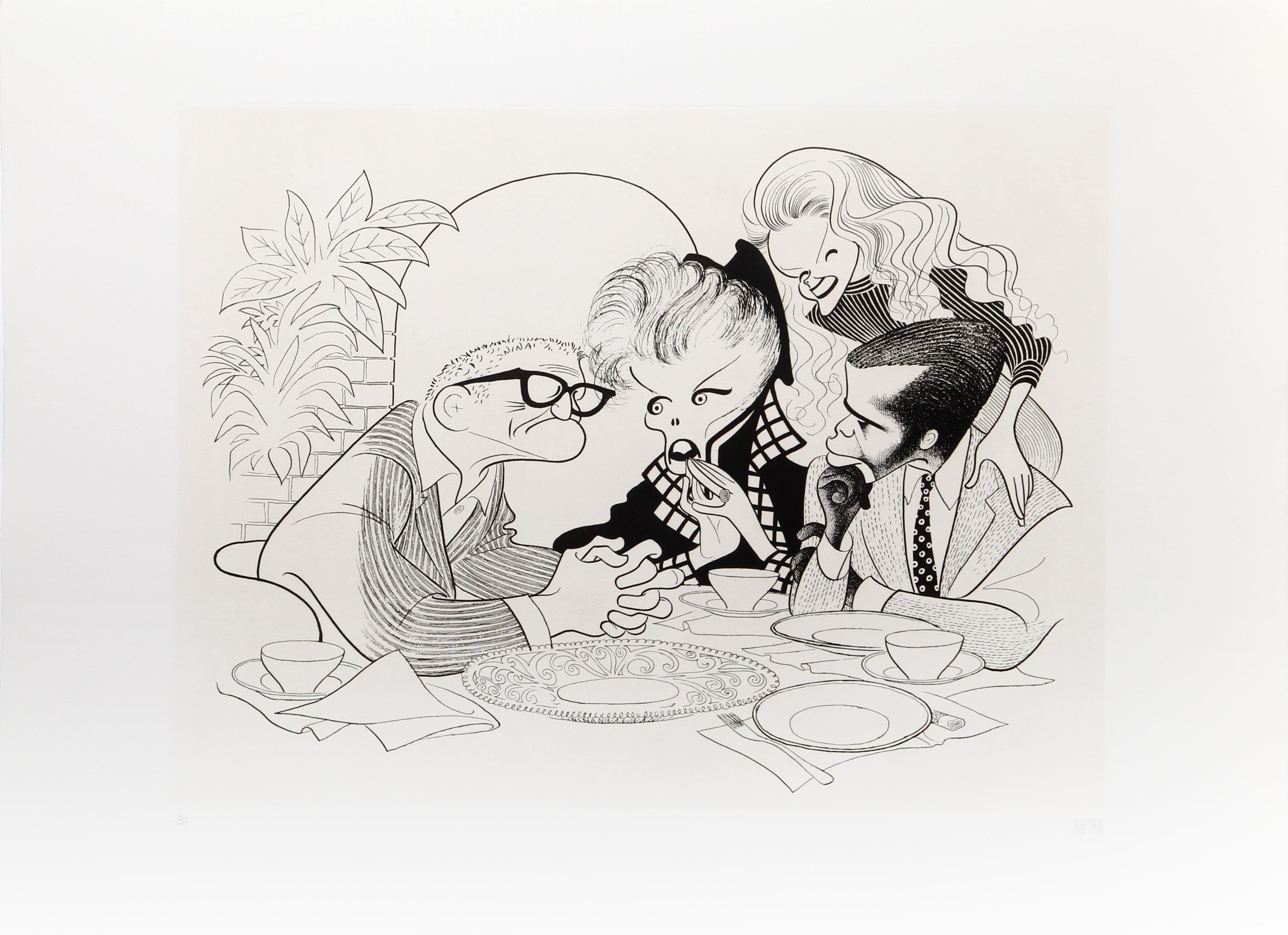 Guess Who’s Coming to Dinner by Al Hirschfeld