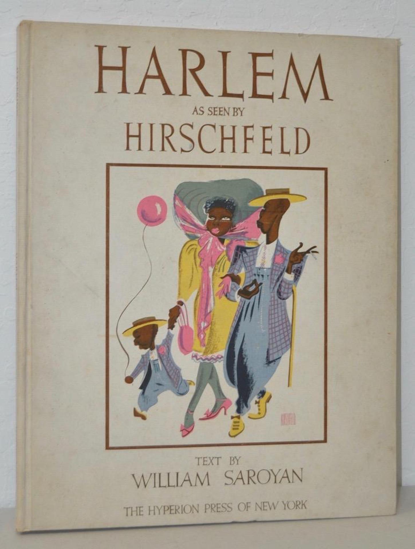 Albert Al Hirschfeld Print - Harlem As Seen By Hirschfeld Portfolio 