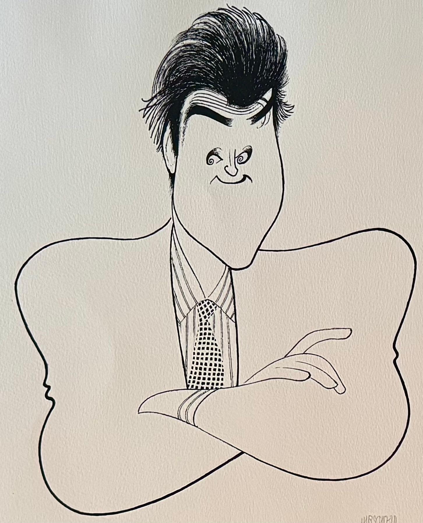 Jay Leno NBC Tonight Talk Show Host Emmy Award Time Magazine Cover Caricature