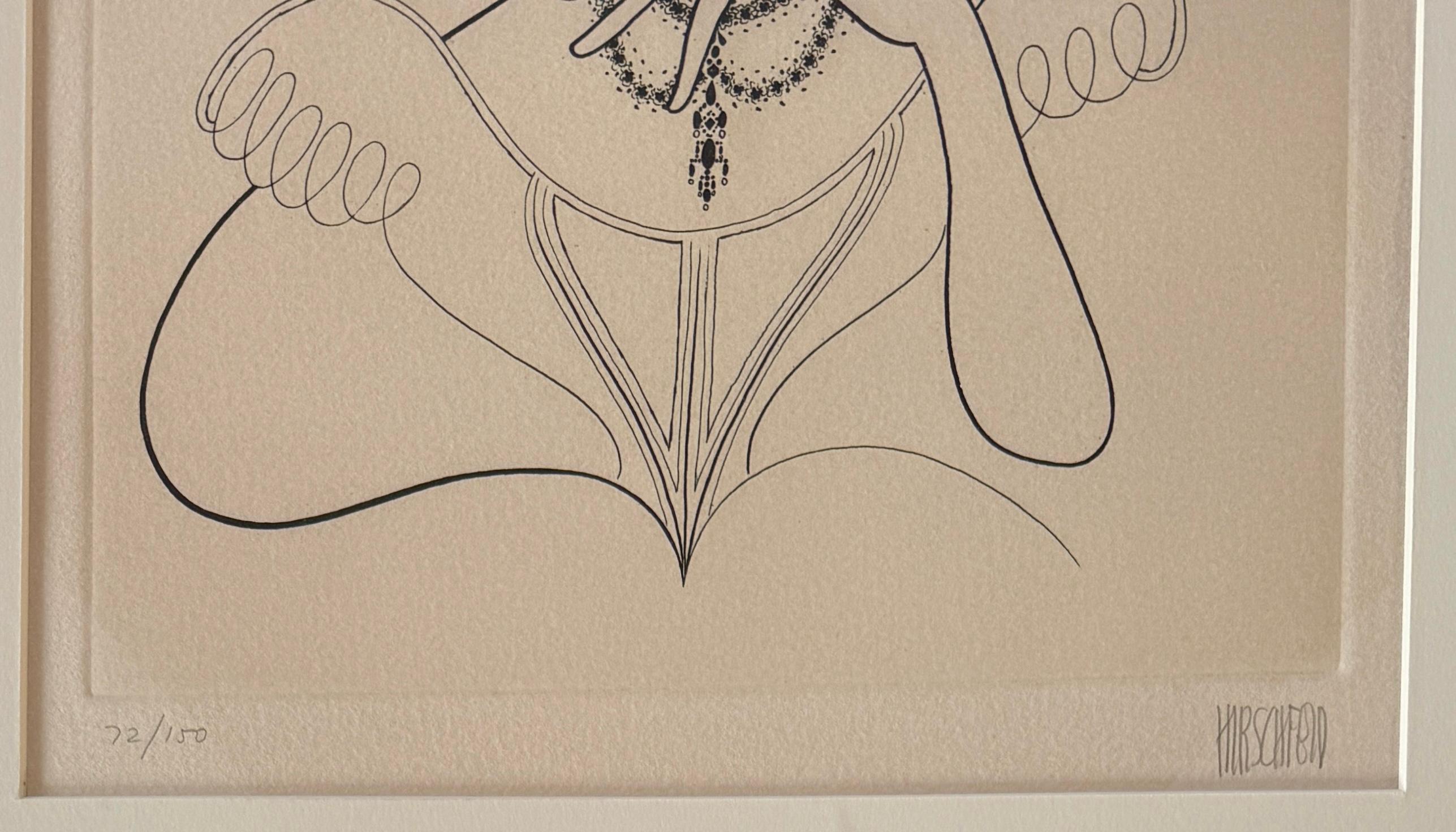 Maria Callas Opera Diva Icon Superstar Greek-American Classical Music - Performance Print by Albert Al Hirschfeld