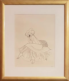 Marilyn Monroe, Pop Art Etching by Al Hirschfeld