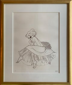 Marilyn Monroe, Pop Art Lithograph by Al Hirschfeld