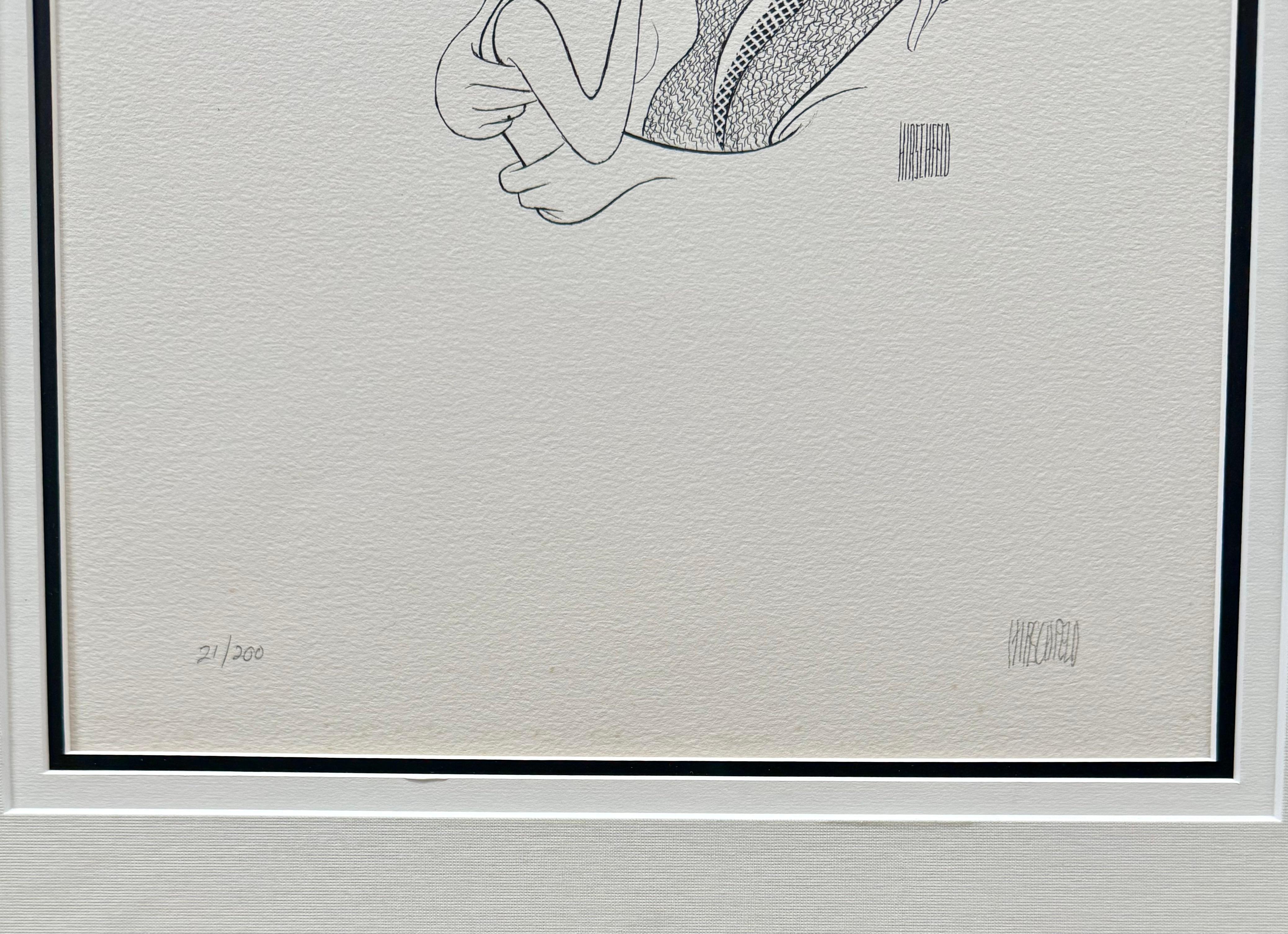 Mary Tyler Moore Dick Van Dyke Metà del 20° secolo Hollywood Premio Emmy Leggende della TV - Print Performance di Albert Al Hirschfeld