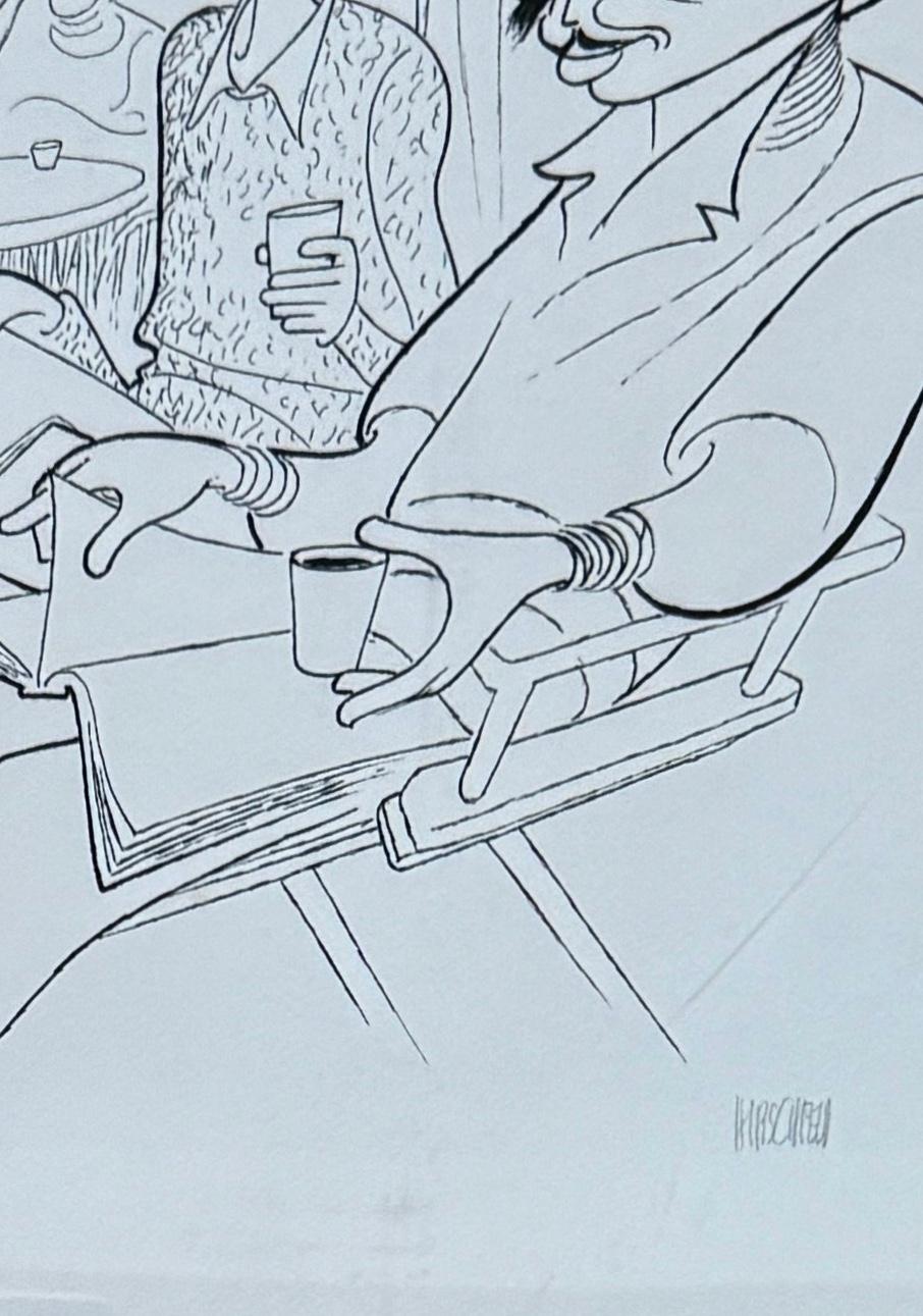 MISFITS Marilyn Monroe Clark Monroe Arthur Miller Caricature Movie Star Legends (en anglais) - Performance Print par Albert Al Hirschfeld