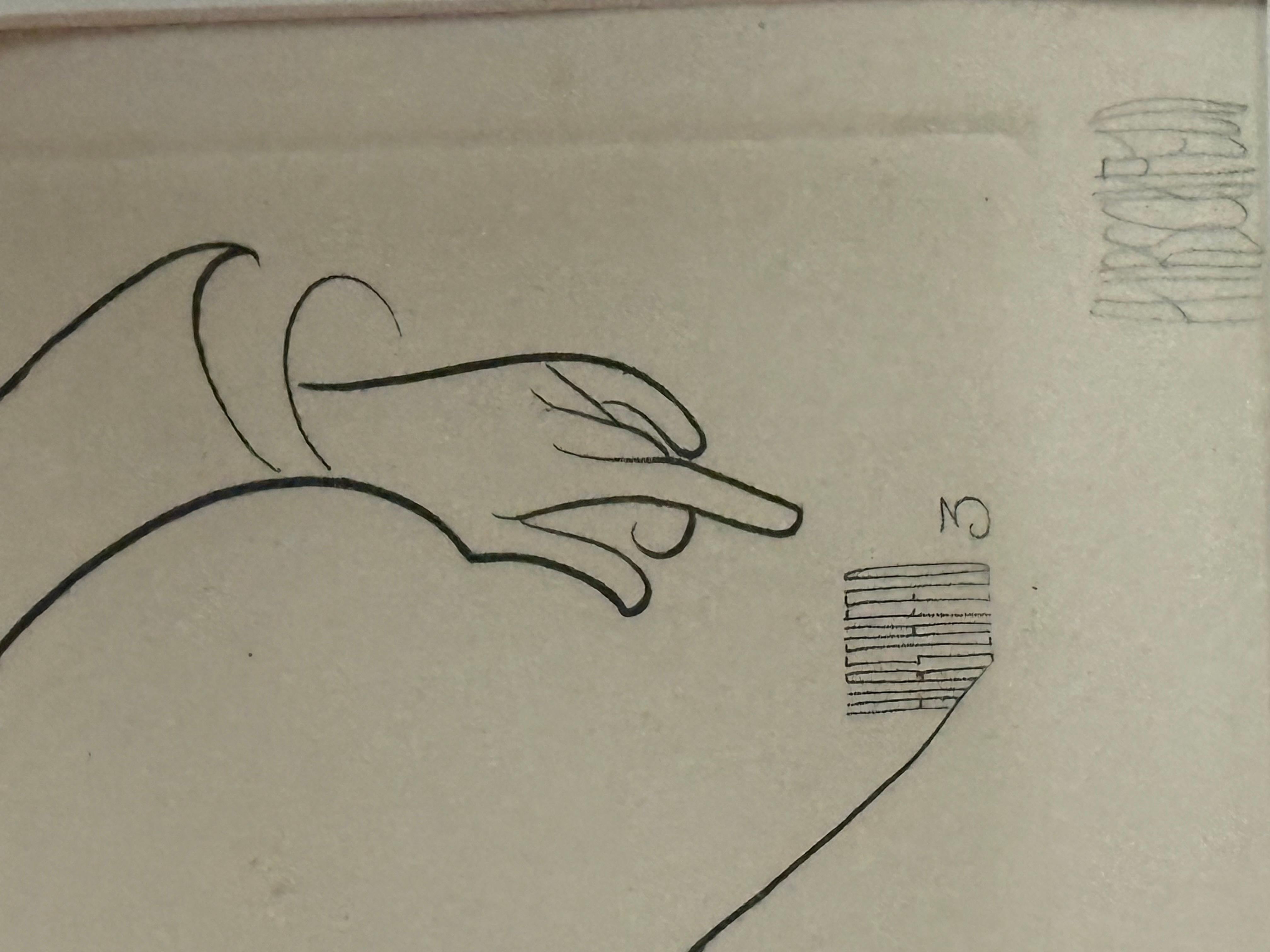 Litografia firmata e numerata di Al Hirschfeld 