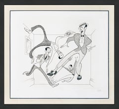Royal Wedding, Rare Signed Etching, Edition 66/125, Framed, Fred Astaire