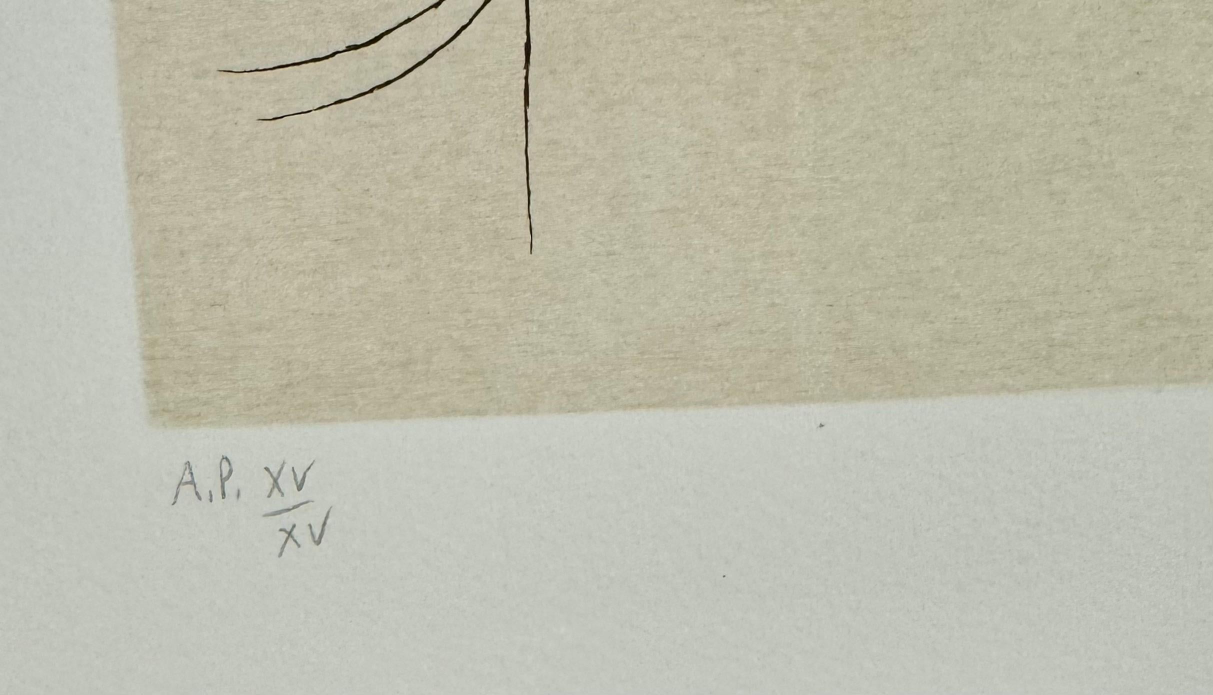 Sammy Davis Jr Leggendario attore cantante ballerino afroamericano Litografia del 20° secolo - Print Performance di Albert Al Hirschfeld