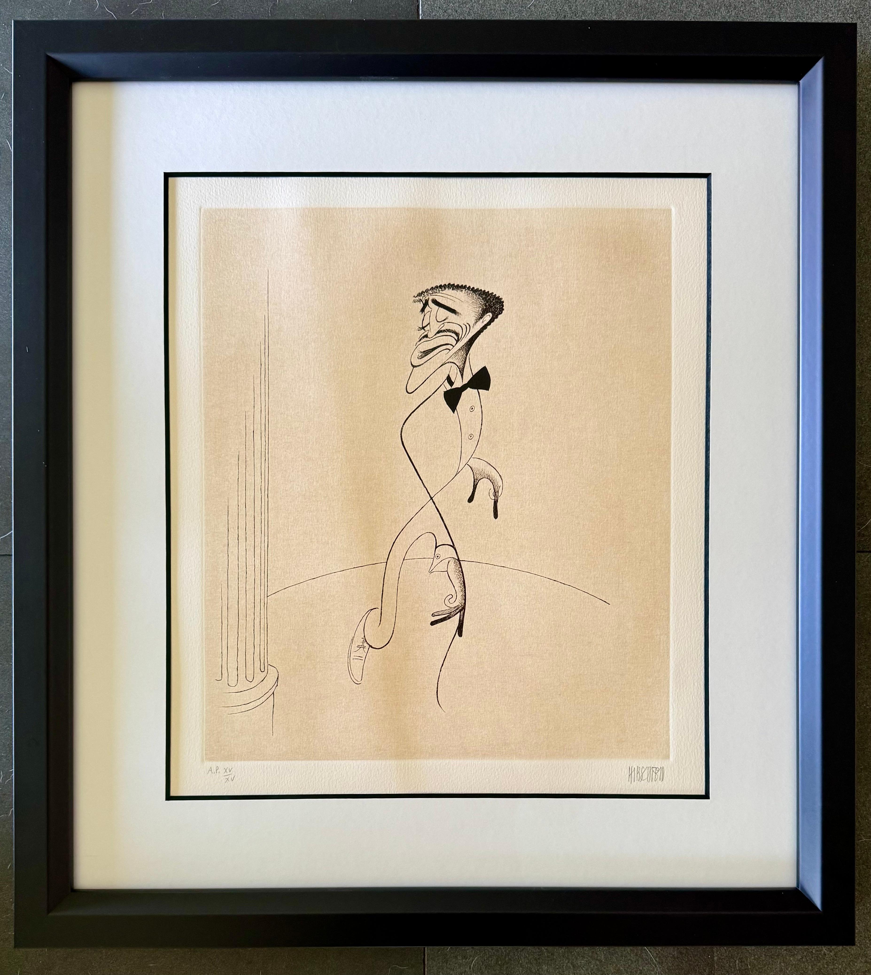 Sammy Davis Jr Leggendario attore cantante ballerino afroamericano Litografia del 20° secolo

Al Hirschfeld  (1903-2003)
